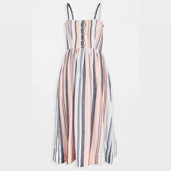 Free People Striped Mini Dress - Picture 1 of 4